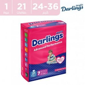 Darlings – Super Maxi Plus Size 7, 24-36kg 21 Count