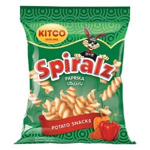 Kitco Potato Snacks Spiral Papika 18 g