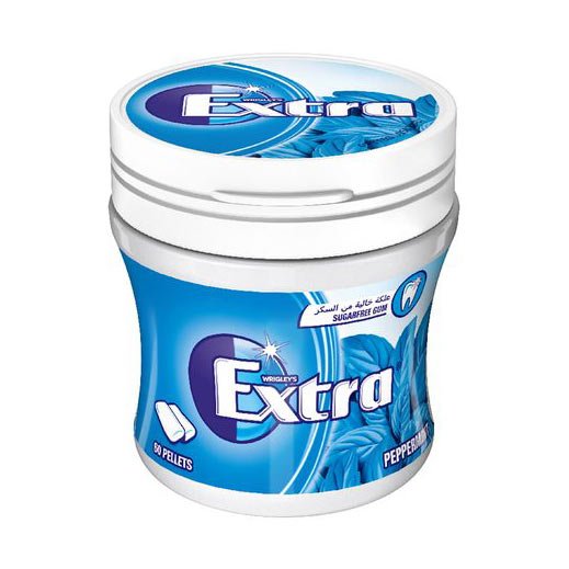 Extra Sugar Free Gum Peppermint 60 Pellets Extra Sugar Free Gum Peppermint 60 Pellets