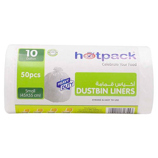 Hotpack White Dustbin Liners Small 50 pcs Hotpack White Dustbin Liners Small 50 pcs