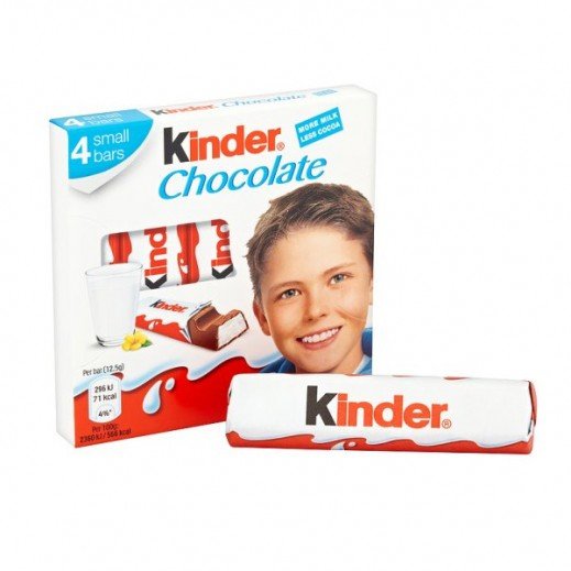 كيندر - شوكولاتة 4 ألواح 50 جم كيندر - شوكولاتة 4 ألواح 50 جم