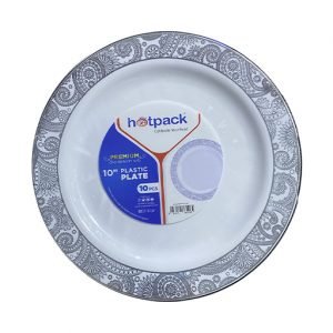 هوتباك صحون للاستعمال مرة واحدة – 10 انش – 10 حبة