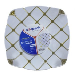 هوتباك صحون للاستعمال مرة واحدة – 10 انش – 10 حبة