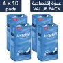 Lady Soft Pads Maxi Value Pack 4 x 10 Pieces